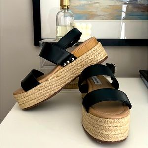 2.25” Leather Platform Sandals